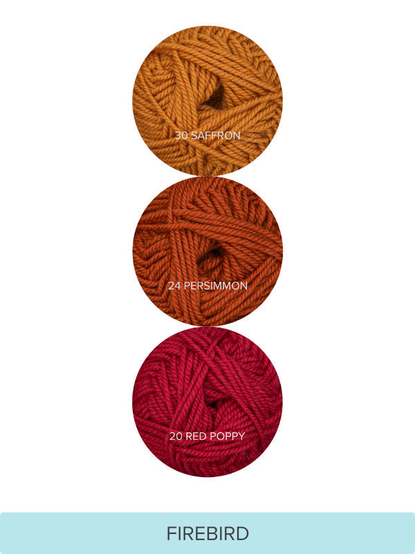 Phoenix Wrap Triangle Shawl Yarn Kit