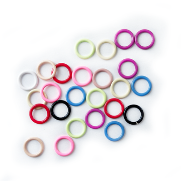 Colorful Circle Stitch Markers for Knitting Projects