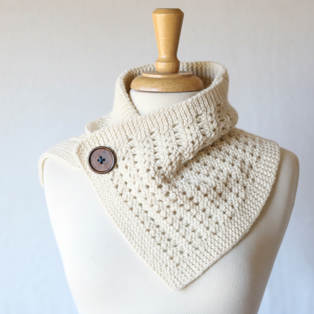 Snowfall Cowl FREE Knitting Pattern PDF