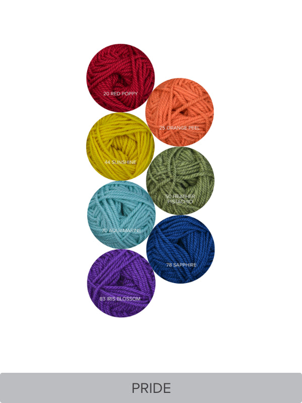 Softly Striped Baby Blanket Yarn Kit