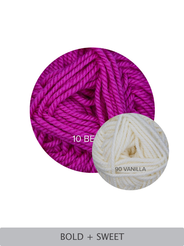 Two Tone Hat & Mitts – Crochet Yarn Kit