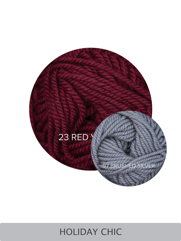 Two Tone Hat & Mitts – Crochet Yarn Kit
