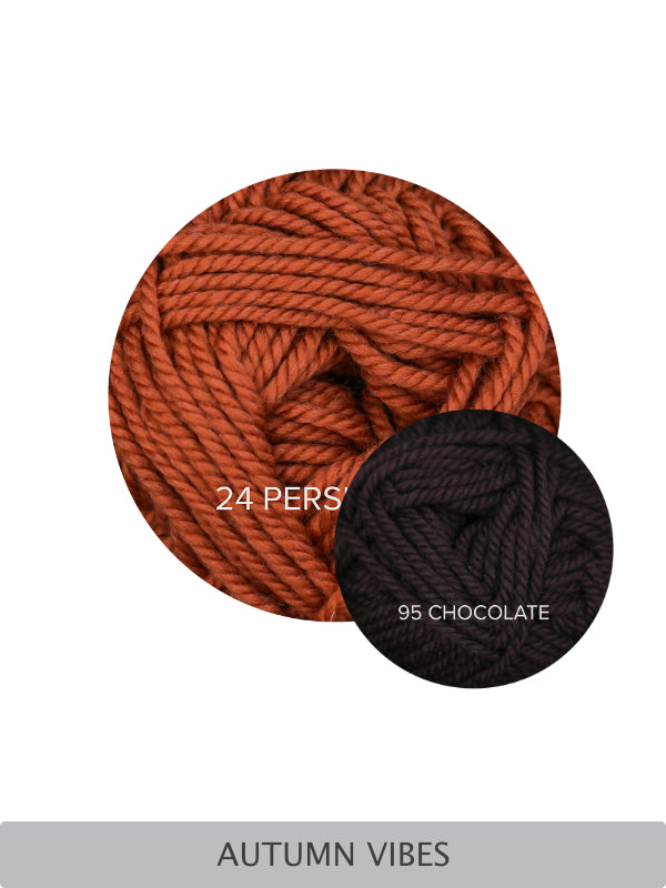 Two Tone Hat & Mitts – Crochet Yarn Kit