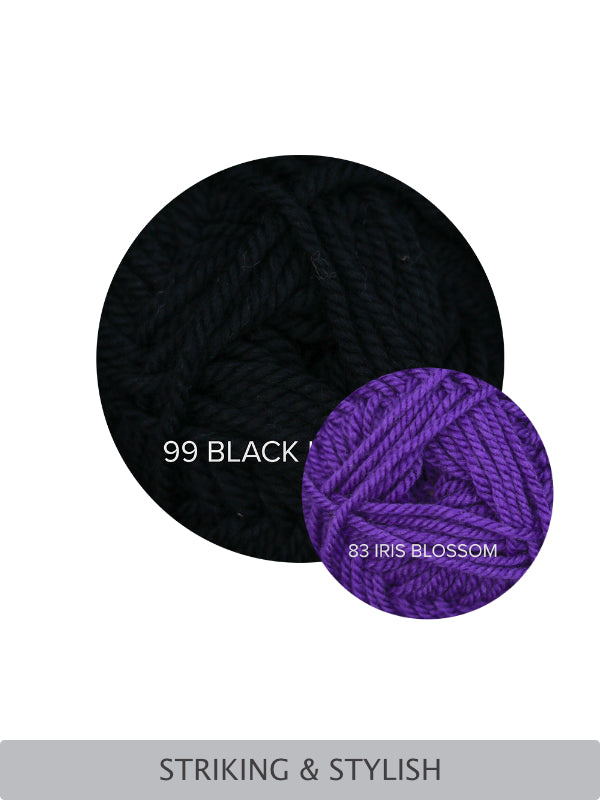 Two Tone Hat & Mitts – Crochet Yarn Kit
