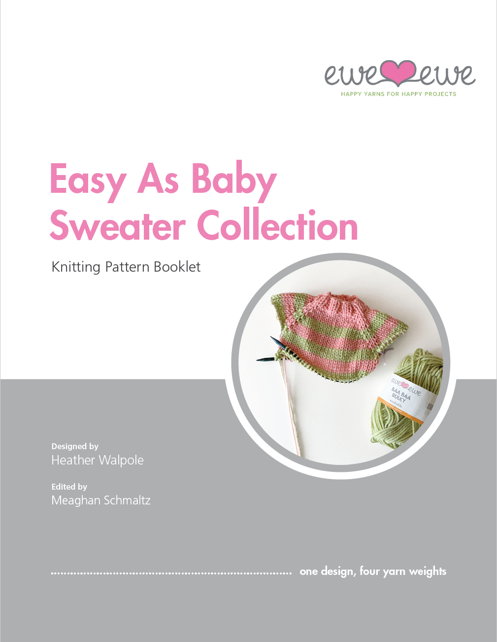 Easy As Baby Sweater Collection – Knitting Pattern eBook