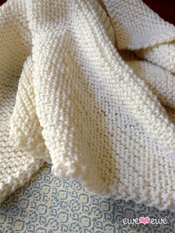 Serenity Baby Blanket FREE Knitting Pattern PDF