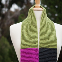 Ewe Ewe Scarf Scarf FREE Beginner Knitting Pattern PDF