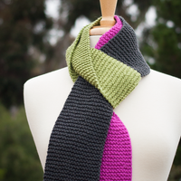 Ewe Ewe Scarf Scarf FREE Beginner Knitting Pattern PDF