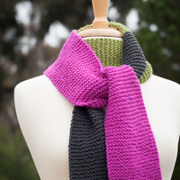 Ewe Ewe Scarf Scarf FREE Beginner Knitting Pattern PDF