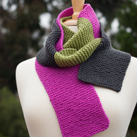 Ewe Ewe Scarf Scarf FREE Beginner Knitting Pattern PDF