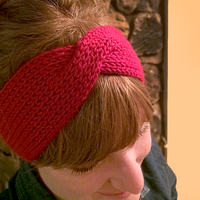 Hot Mess Headband FREE Knitting Pattern PDF