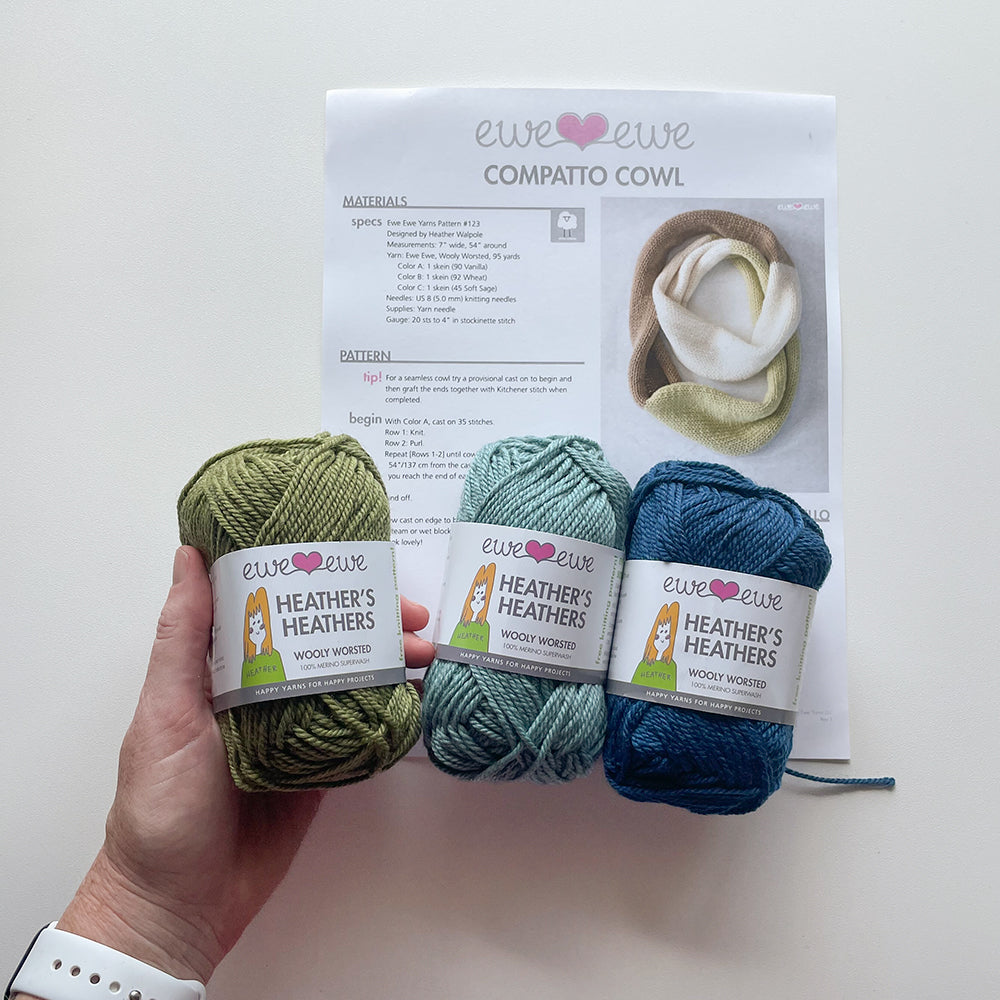 Compatto Cowl Yarn Kits
