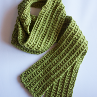 Wainscot Scarf FREE One Row Knitting Pattern