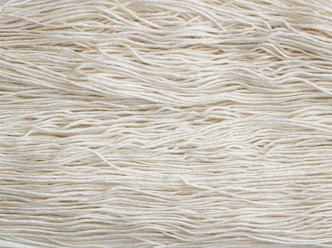 SNOWBIRD Undyed Merino Wool and Nylon Fingering Weight Yarn