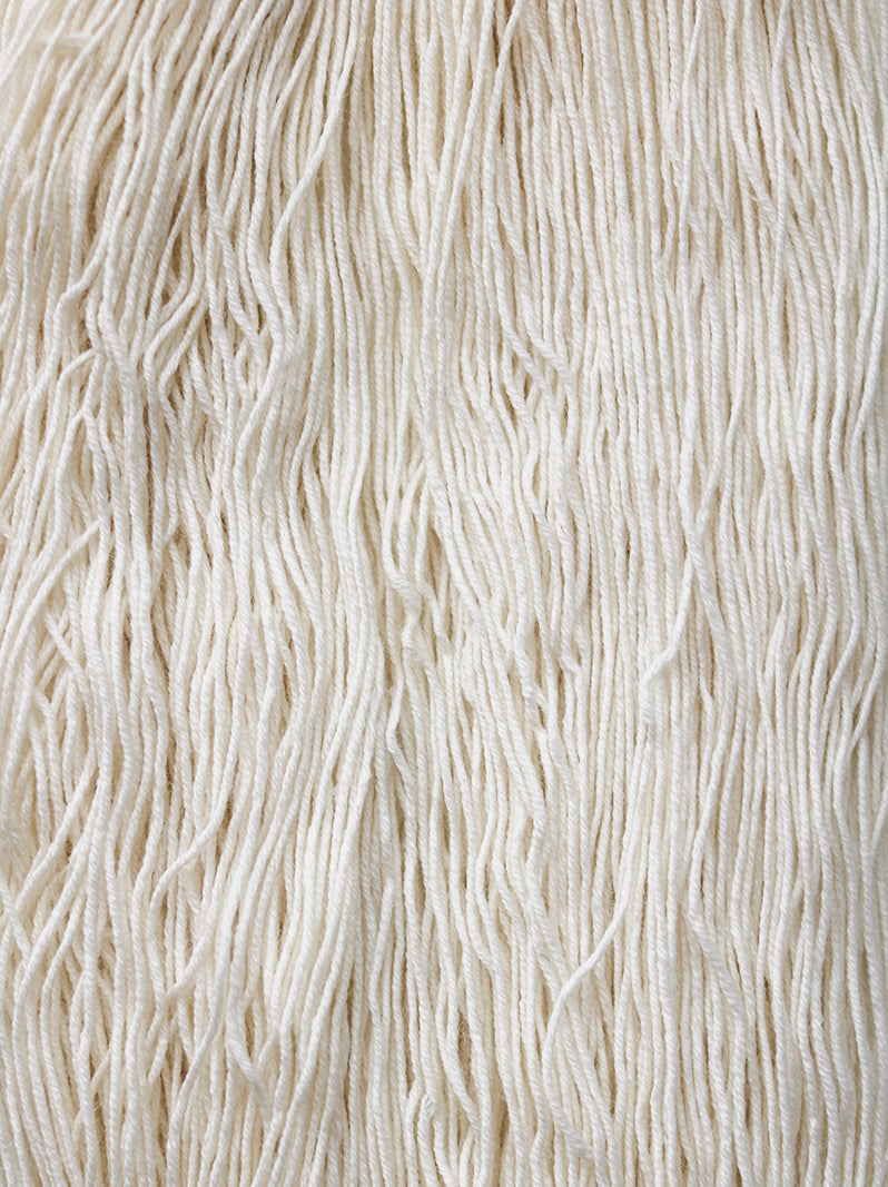 SNOWBIRD Undyed Merino Wool and Nylon Fingering Weight Yarn