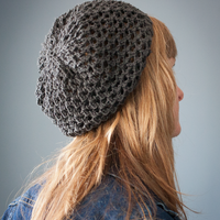 Penpal Hat PDF Lace Beanie Knitting Pattern