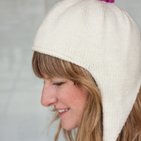 Cross Country Ski Cap PDF Earflap Hat Knitting Pattern