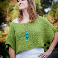 Contessa Cover-Up PDF Poncho Knitting Pattern