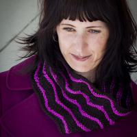 Layer Cake Cowl PDF Chevron Design Knitting Pattern