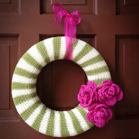 Year Round Wreath Decoration Knitting Pattern PDF