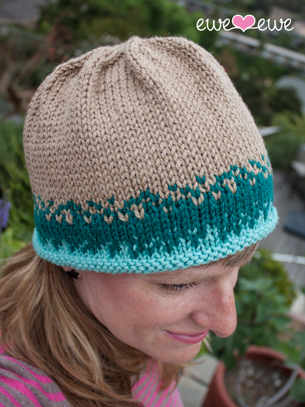 Sand & Sea Hat PDF Knitting Pattern