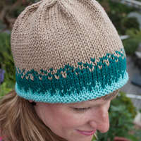 Sand & Sea Hat PDF Knitting Pattern