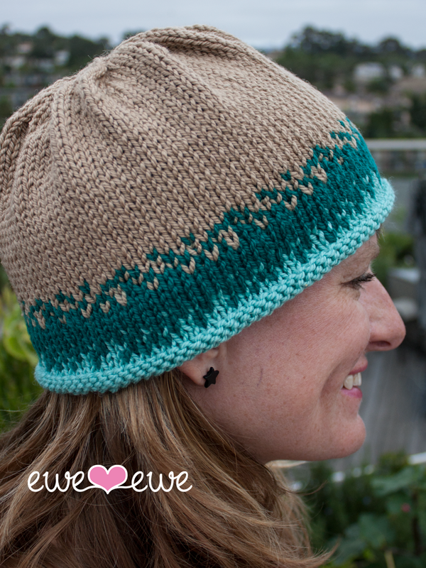 Sand & Sea Hat PDF Knitting Pattern