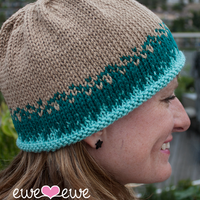 Sand & Sea Hat PDF Knitting Pattern