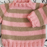 Easy As ABC Baby Pullover Sweater Yarn Kit