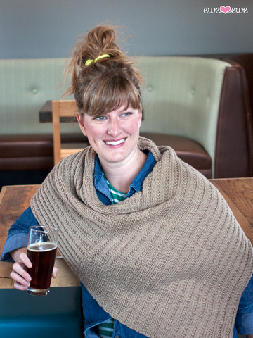 Wheaton Wrap PDF Poncho Knitting Pattern