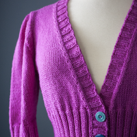 Heather's Favorite Cardi PDF Cropped Cardigan Knitting Pattern PDF