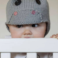 Hippo Hat PDF Earflap Cap Knitting Pattern – All Sizes