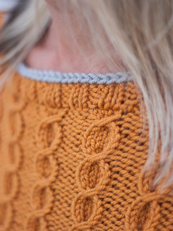 Not A Jersey Girl Cable Sweater PDF Knitting Pattern