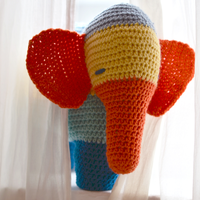 Patches the Elephant PDF Amigurumi Animal Crochet Pattern