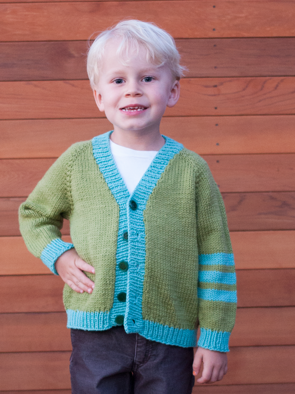 Kids Spirit Cardigan PDF Sweater Knitting Pattern