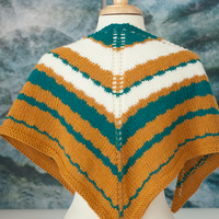 This Way PDF Slip Stitch Shawl Knitting Pattern