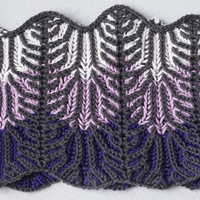 Lilac Vines Cowl PDF Infinity Scarf Knitting Pattern
