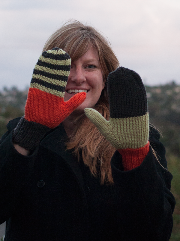 Miss Match Mittens PDF Knitting Pattern