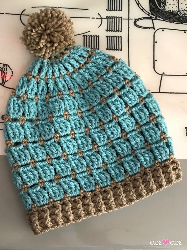 Wooly Windows FREE Crochet Hat Pattern PDF