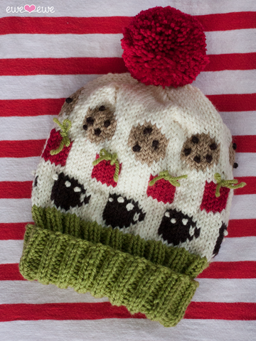 Santa's Favorite Things PDF Beanie Knitting Pattern