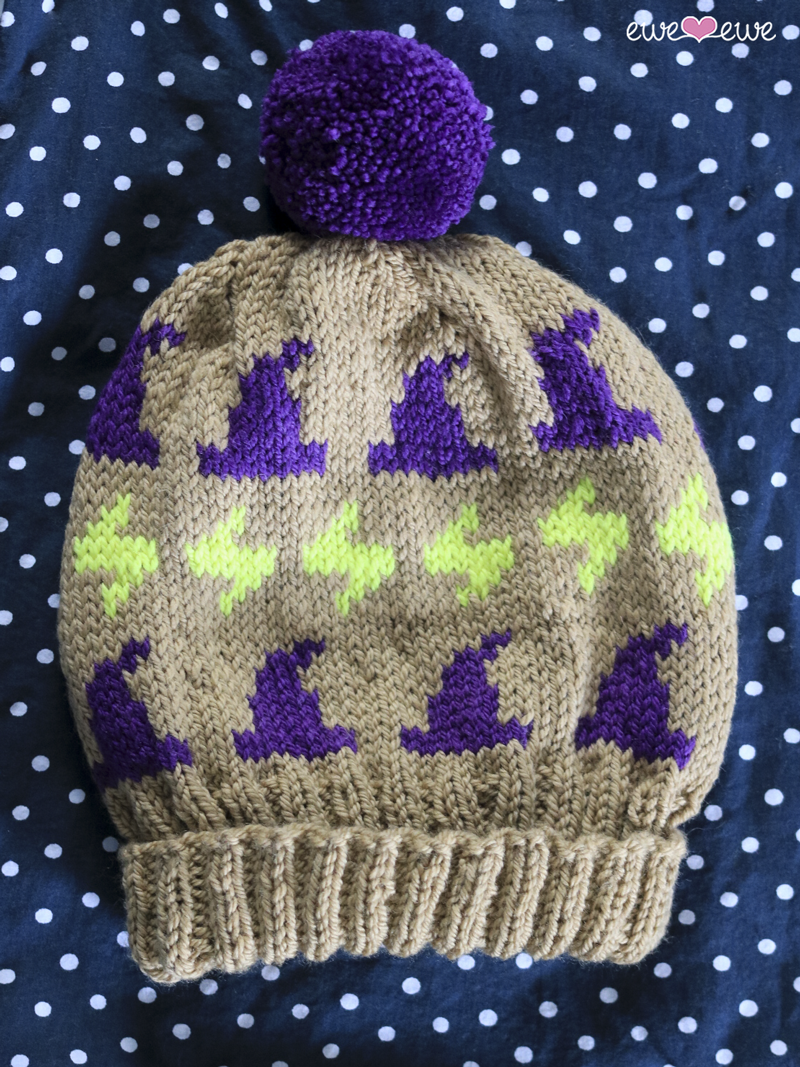 I Put a Spell on You PDF Witch/Wizard Hat Knitting Pattern
