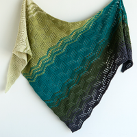 Tilted Tiles Shawl PDF Knitting Pattern