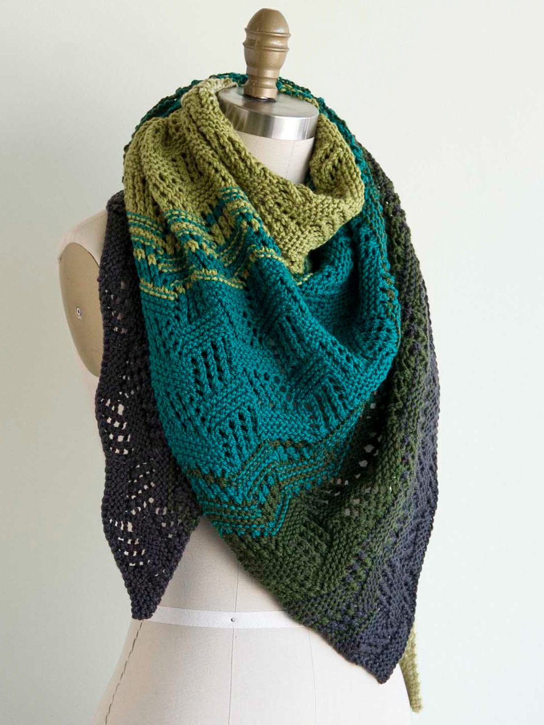 Tilted Tiles Shawl PDF Knitting Pattern