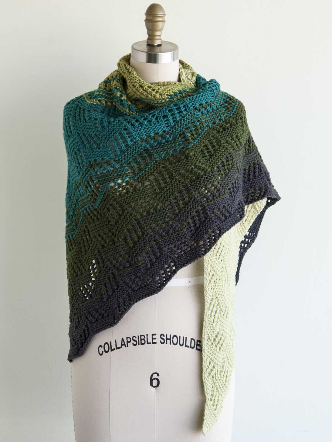 Tilted Tiles Shawl PDF Knitting Pattern