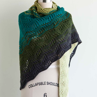 Tilted Tiles Shawl PDF Knitting Pattern