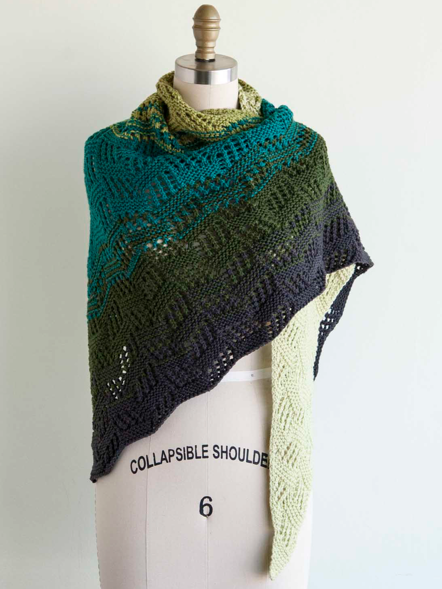 Tilted Tile Patterns Tilted Tiles Shawl PDF Knitting Pattern – Ewe Ewe Yarns