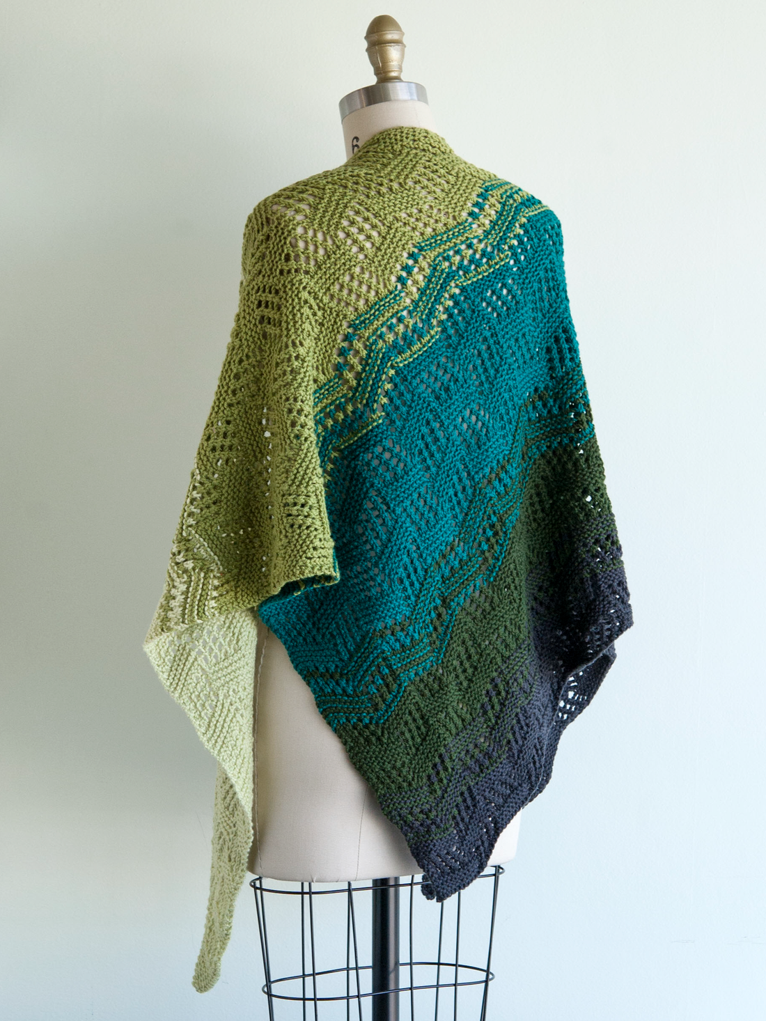 Tilted Tiles Shawl PDF Knitting Pattern