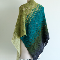 Tilted Tiles Shawl PDF Knitting Pattern