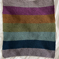 Softly Striped Baby Blanket FREE Knitting Pattern PDF