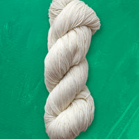 ORGANIC SNOWBIRD Undyed Fingering Weight Merino Wool and Nylon Yarn